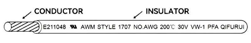 UL1707 FPA Insulated Teflon Wire UL1707 FPA Insulated Teflon Wire